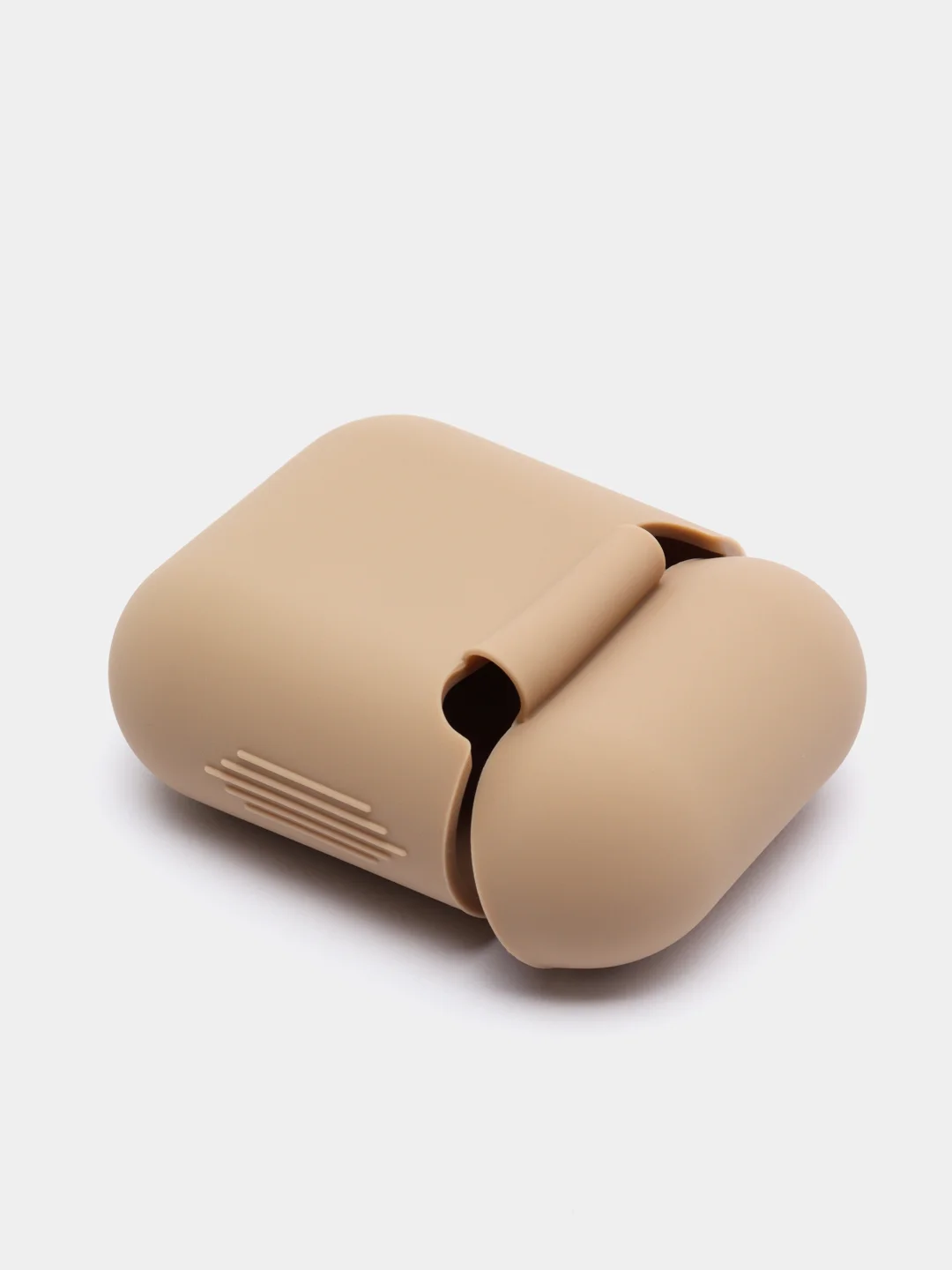 Белый чехол для Apple AirPods 1, AirPods 2 силиконовый