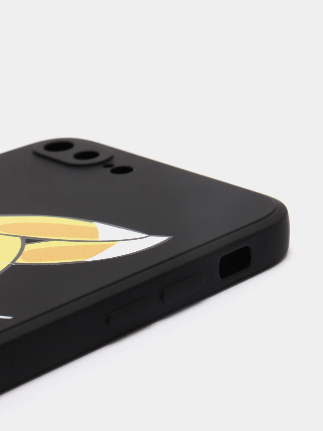 Черный чехол силиконовый аниме "Pockemon. Пикачу" для IPhone 7/8 Plus X/Xs/XR/Max/11/12/Pro/Max 13