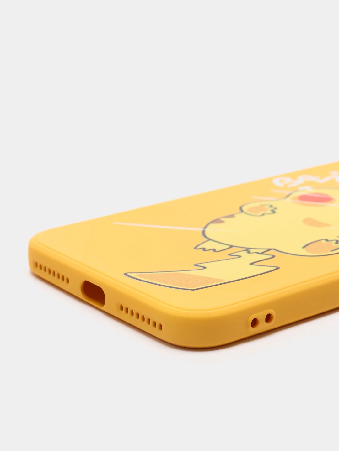 Лимонный чехол силиконовый аниме "Pockemon. Пикачу" для IPhone 7/8 Plus X/Xs/XR/Max/11/12/Pro/Max 13