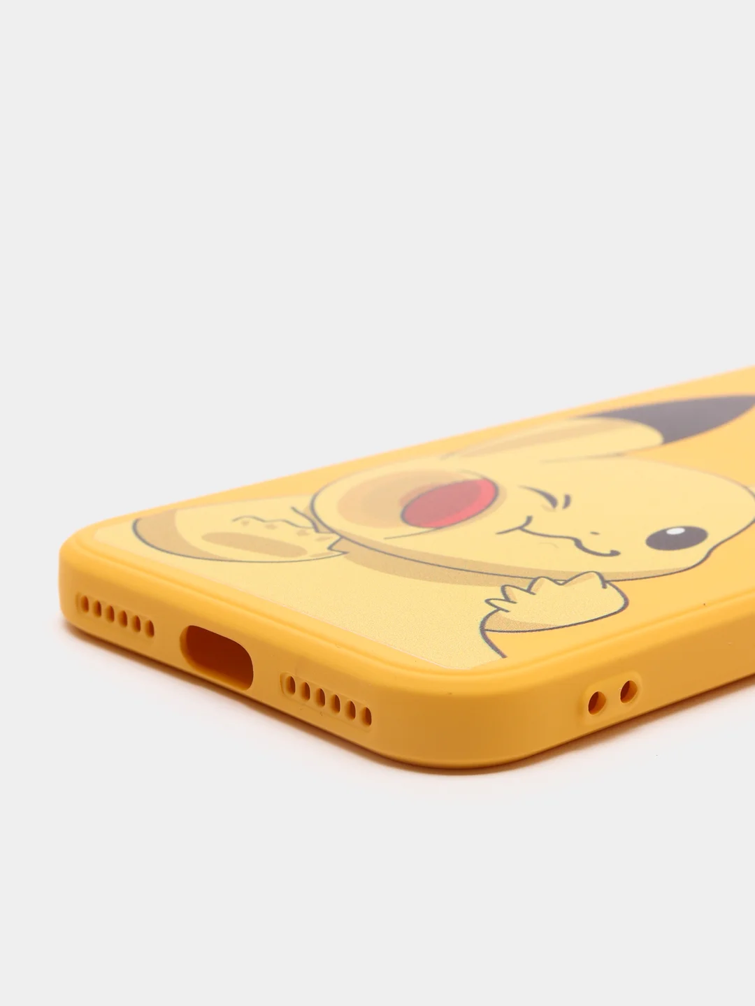 Желтый чехол силиконовый аниме "Pockemon. Пикачу" для IPhone 7/8 Plus X/Xs/XR/Max/11/12/Pro/Max 13