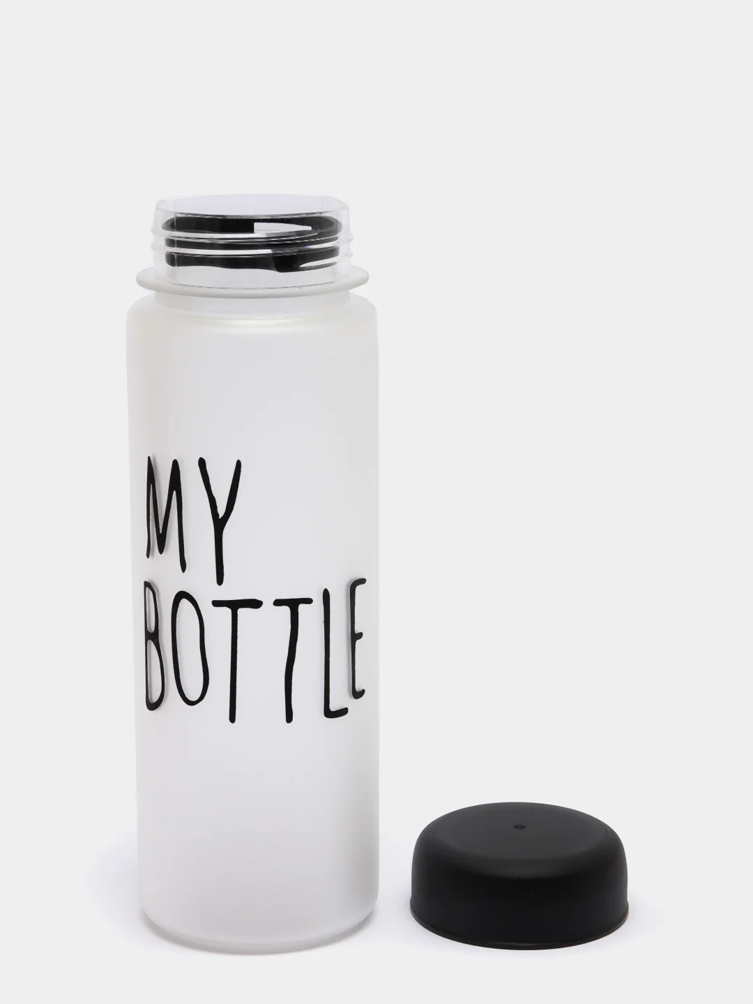 Черный бутылка для воды "MY BOTTLE", пластиковая бутылка для спорта, для фитнеса, 500 мл