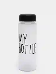 Черный бутылка для воды "MY BOTTLE", пластиковая бутылка для спорта, для фитнеса, 500 мл