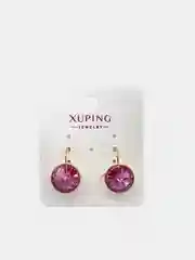 Розовый серьги Xuping/ серьги Swarovski/ серьги Сваровски/ серьги с кристаллами