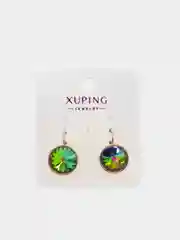 Индиго серьги Xuping/ серьги Swarovski/ серьги Сваровски/ серьги с кристаллами