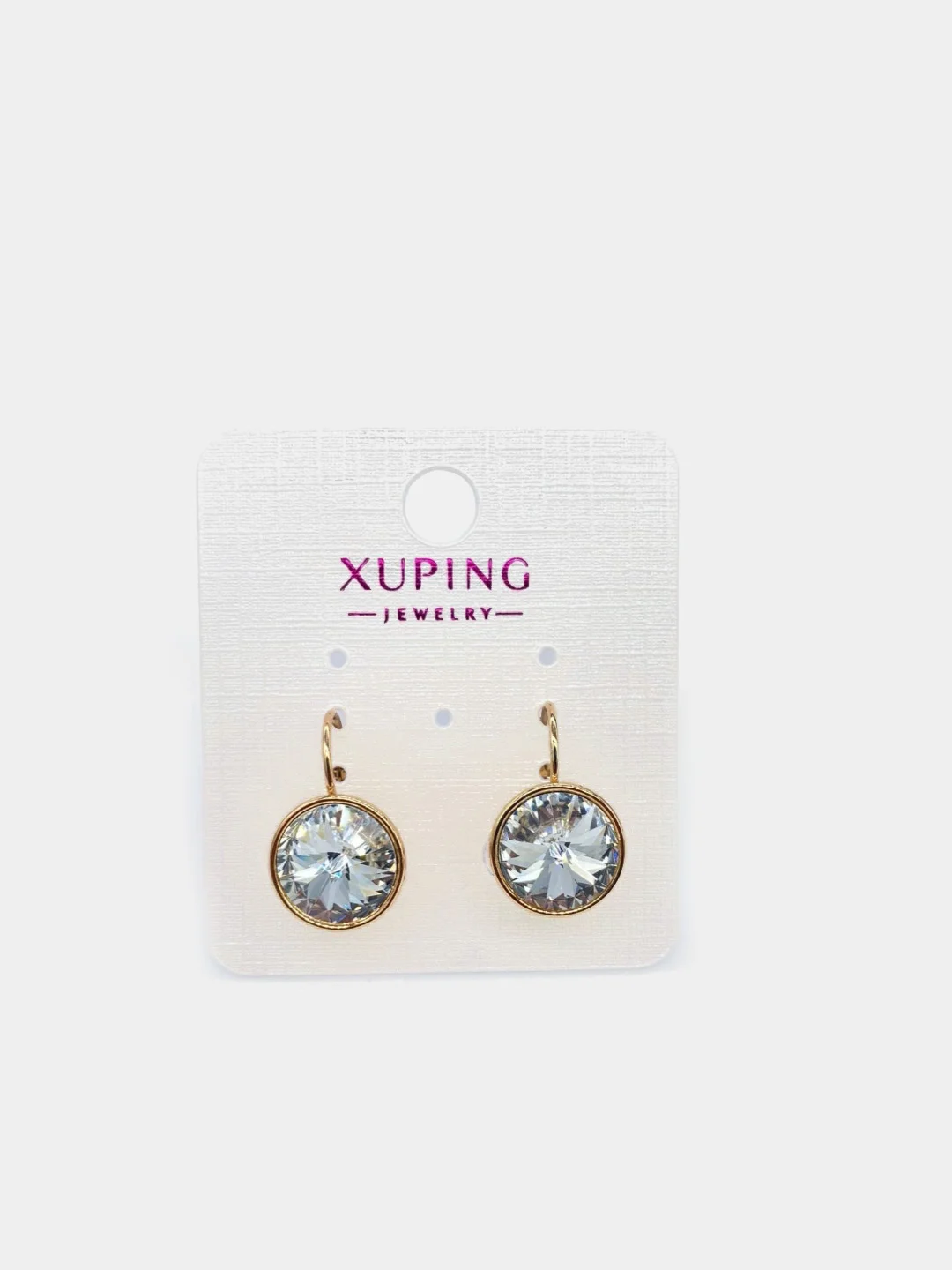 Белый серьги Xuping/ серьги Swarovski/ серьги Сваровски/ серьги с кристаллами