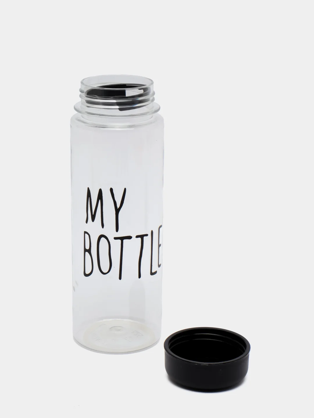 Черный бутылка для воды My Bottle в мешке, 500 мл