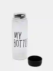 Черный бутылка для воды My Bottle в мешке, 500 мл