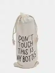 Черный бутылка для воды My Bottle в мешке, 500 мл