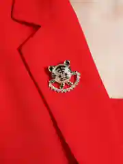 Брошь "Тигр" шарик