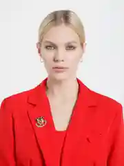 Брошь "Тигр" шарик