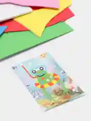 Терракотовый объемная, стикерная аппликация №3, 3D, 12*17см