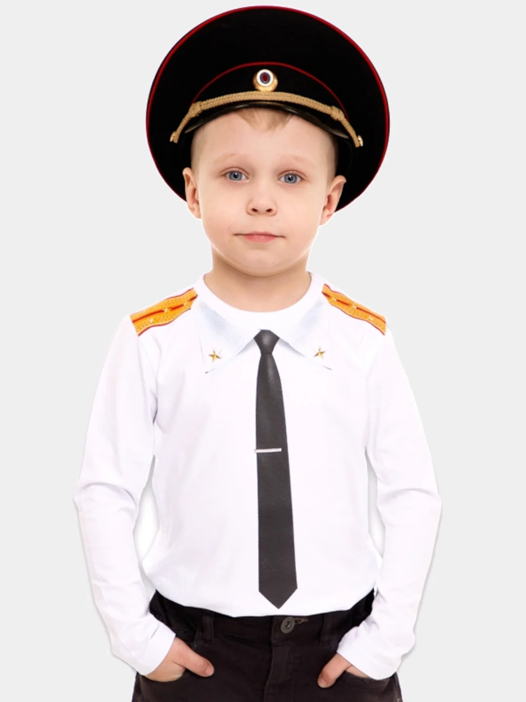 Футболка для мальчика, с длинным рукавом
