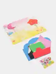 Оливковый объемная, стикерная аппликация №3, 3D, 12*17см