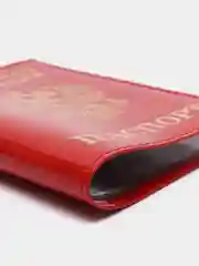 Красный обложка для паспорта