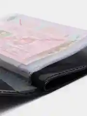 Черный обложка для автодокументов и паспорта