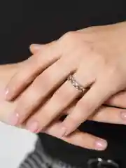 Черный женское необычное кольцо