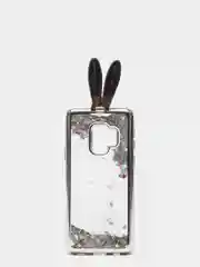 Серебряный чехол переливашка на SAMSUNG S9