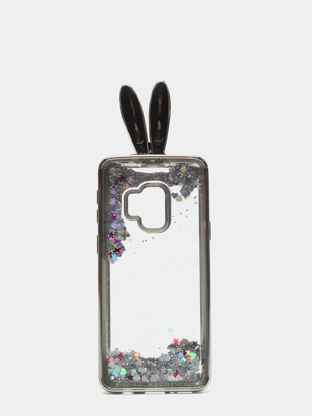 Серебряный чехол переливашка на SAMSUNG S9