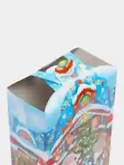 Новогодняя коробка для конфет, упаковка для сладких подарков, 0,9кг