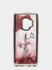 Вишнёвый чехол переливашка на SAMSUNG S9