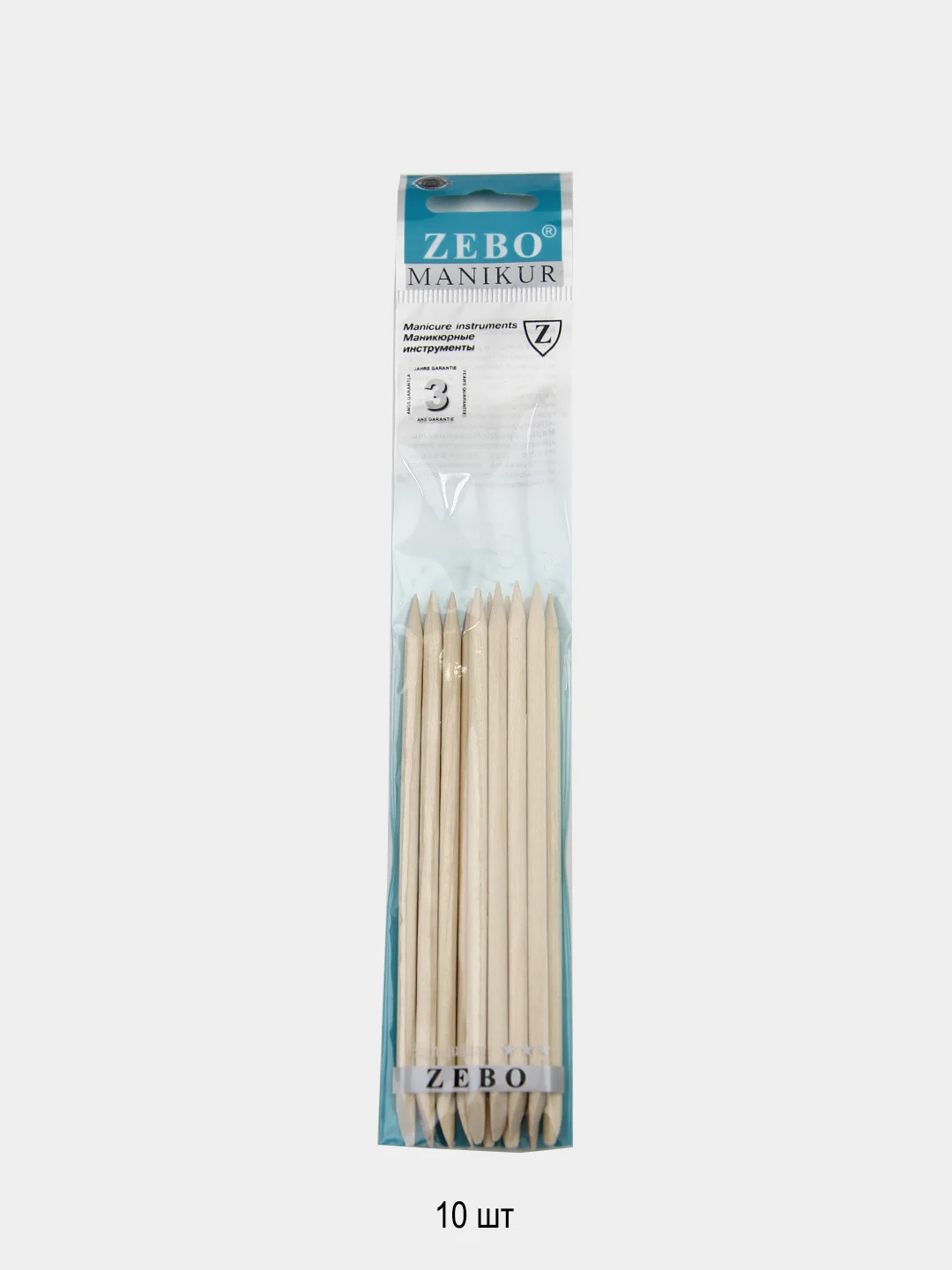 Бирюзовый апельсиновые палочки для маникюра Zebo Professional, 150 мм