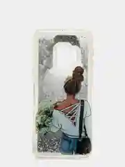 Голубой чехол переливашка на SAMSUNG S9