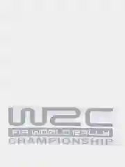 Белый наклейка на авто "WRC"