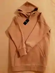Худи для девушки удлинённое, оверсайз