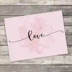 Открытка-комплимент Love, 8 х 6 см