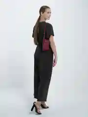 Багровый сумка-клатч женская