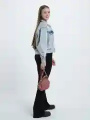 Коралловый меланж мини-рюкзак женский
