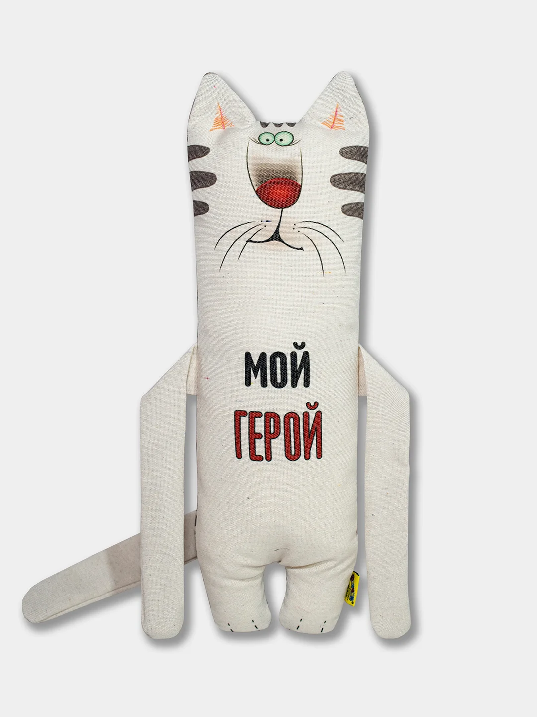Светло-коричневый мягкая игрушка Штучки, к которым тянутся ручки Кот Мужик