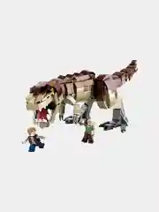 Конструктор Dinosaur World Мир Юрского Периода Нападение Ти-Рекса 535 деталей