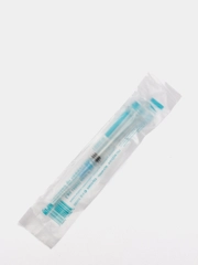 Шприц 3-компонентный, одноразовый, стерильный, 2 мл, с иглой, 23G, 0,6 х 32