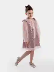 Розовый платье нарядное с блестками для девочек