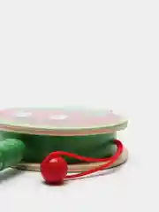 Вишнёвый игрушечный деревянный барабан