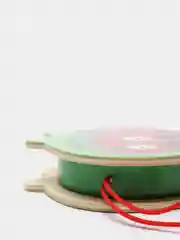 Вишнёвый игрушечный деревянный барабан