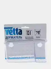Прозрачный держатель ДЛЯ БАННЫХ ПРИНАДЛЕЖНОСТЕЙ НА ПРИСОСКАХ, 16,5X5X8СМ