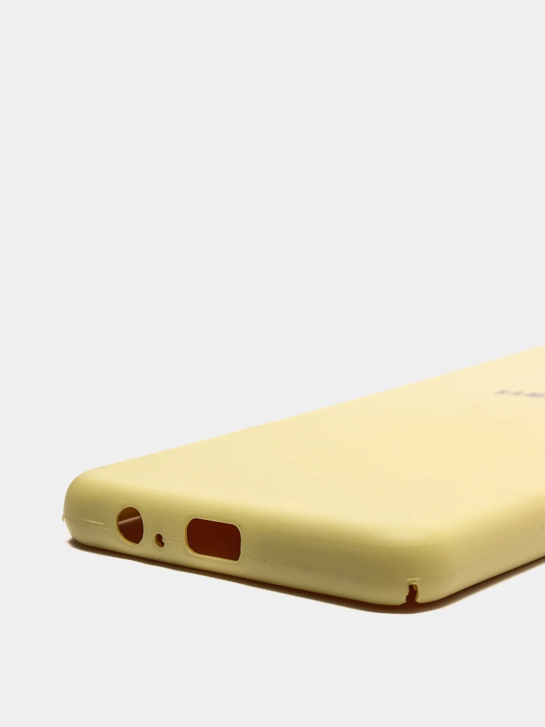 Лимонный защитный силиконовый чехол Silikone Cover для Samsung A8 PLUS