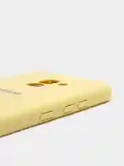 Лимонный защитный силиконовый чехол Silikone Cover для Samsung A8 PLUS