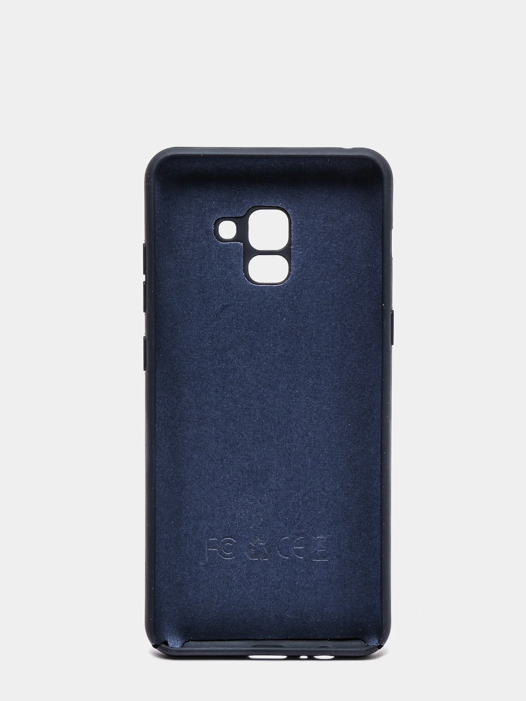 Индиго защитный силиконовый чехол Silikone Cover для Samsung A8 PLUS