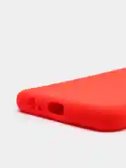 Красный защитный силиконовый чехол Silikone Cover для Samsung A8 2018