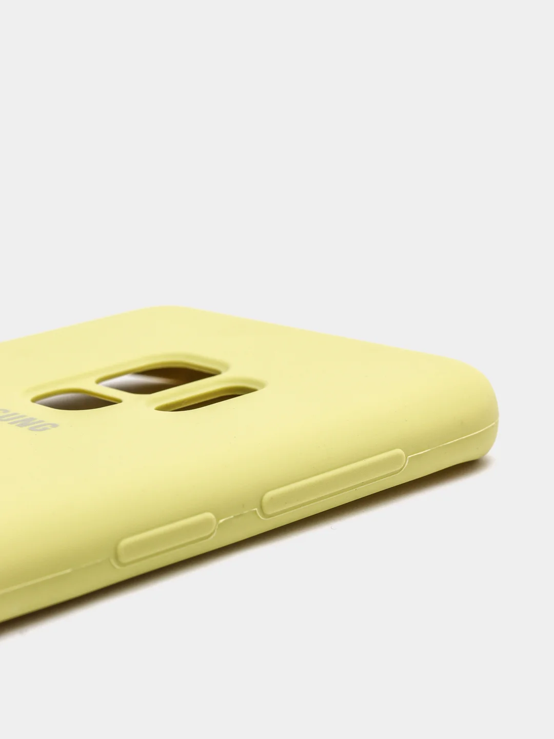 Салатовый защитный силиконовый чехол Silikone Cover для Samsung S9