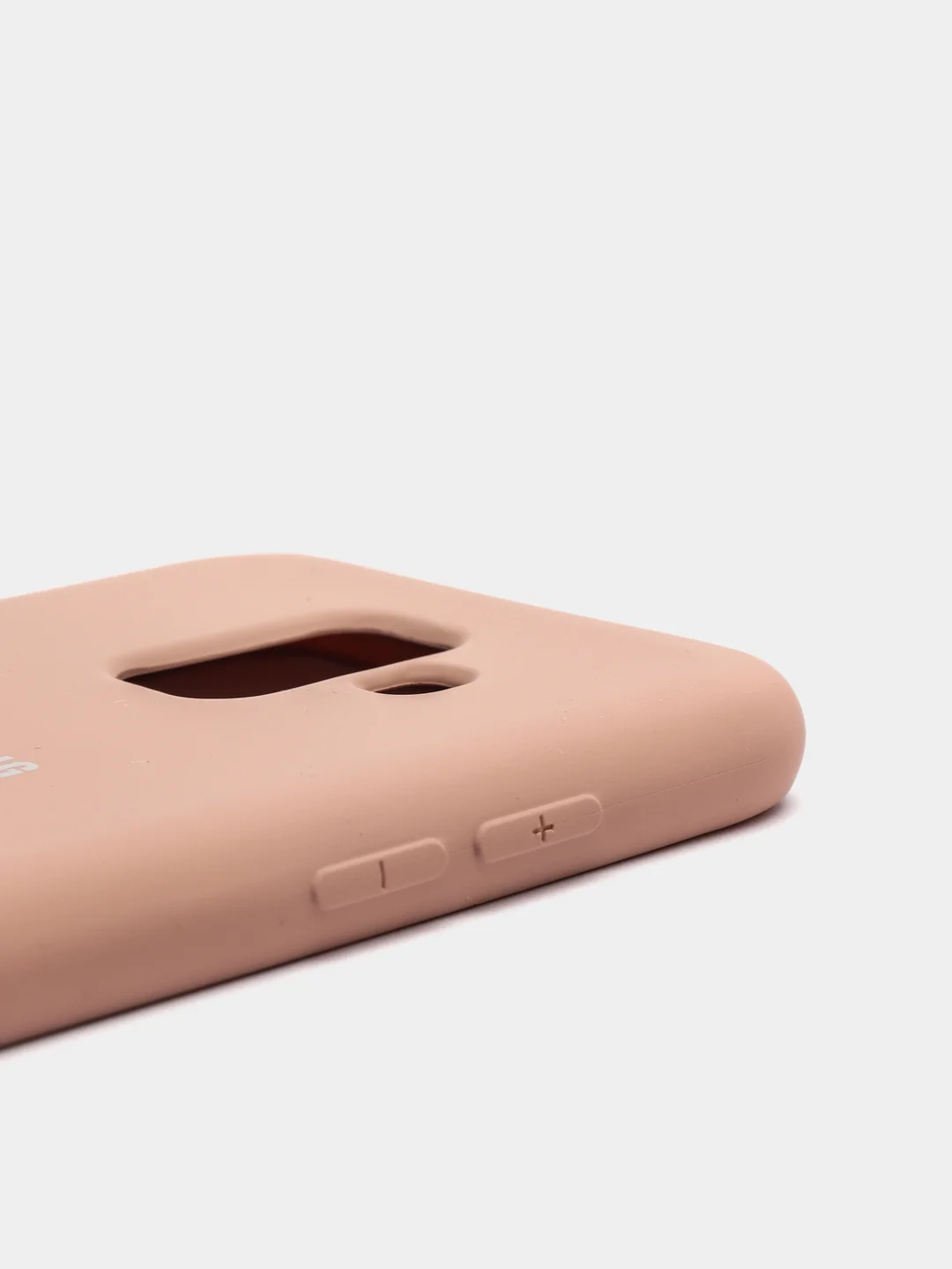 Бежевый защитный силиконовый чехол Silikone Cover для Samsung A6 2018