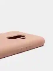Бежевый защитный силиконовый чехол Silikone Cover для Samsung A6 2018