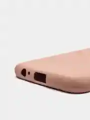 Бежевый защитный силиконовый чехол Silikone Cover для Samsung A6 2018