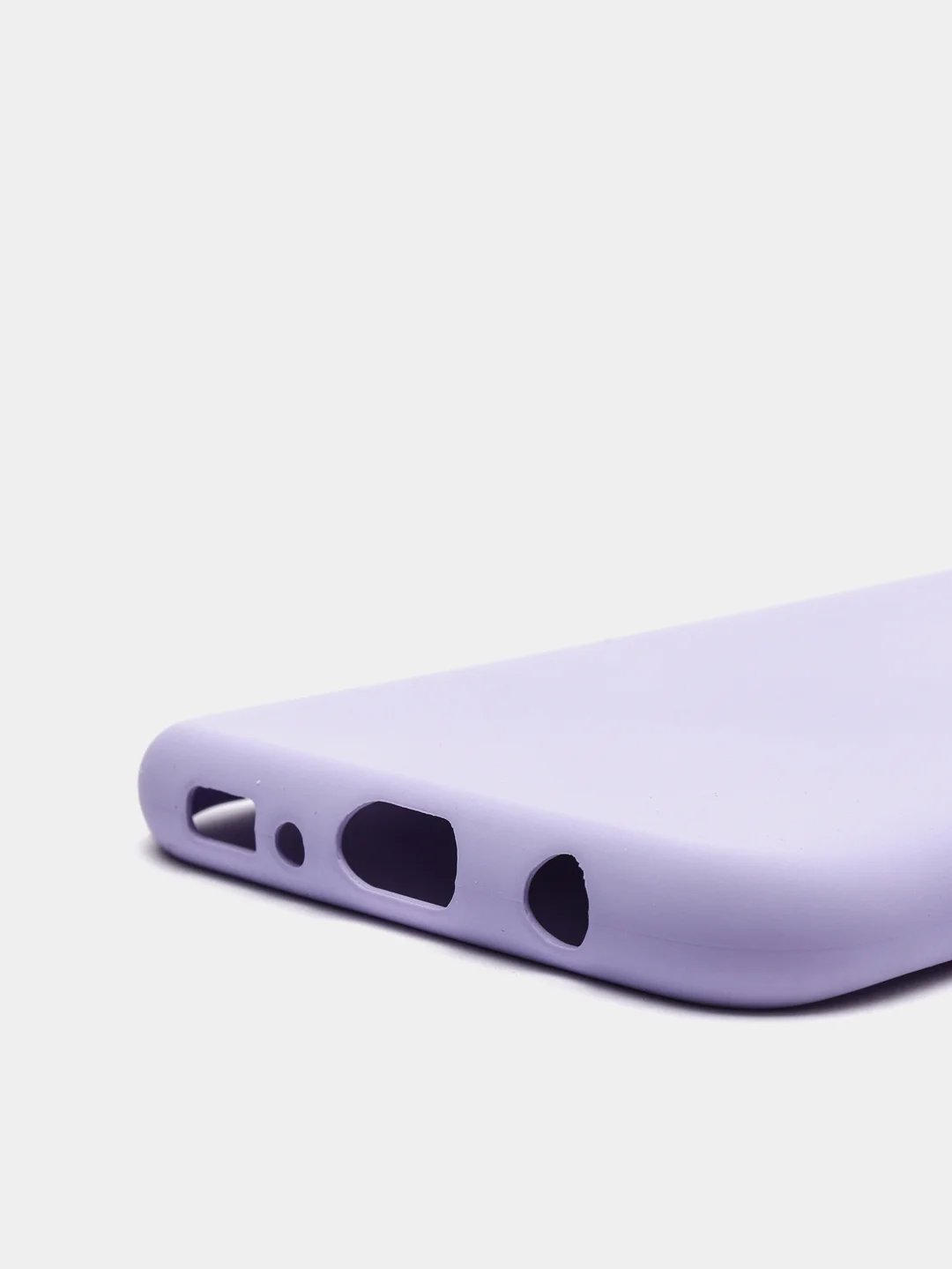 Лавандовый защитный силиконовый чехол Silikone Cover для Samsung S8 PLUS