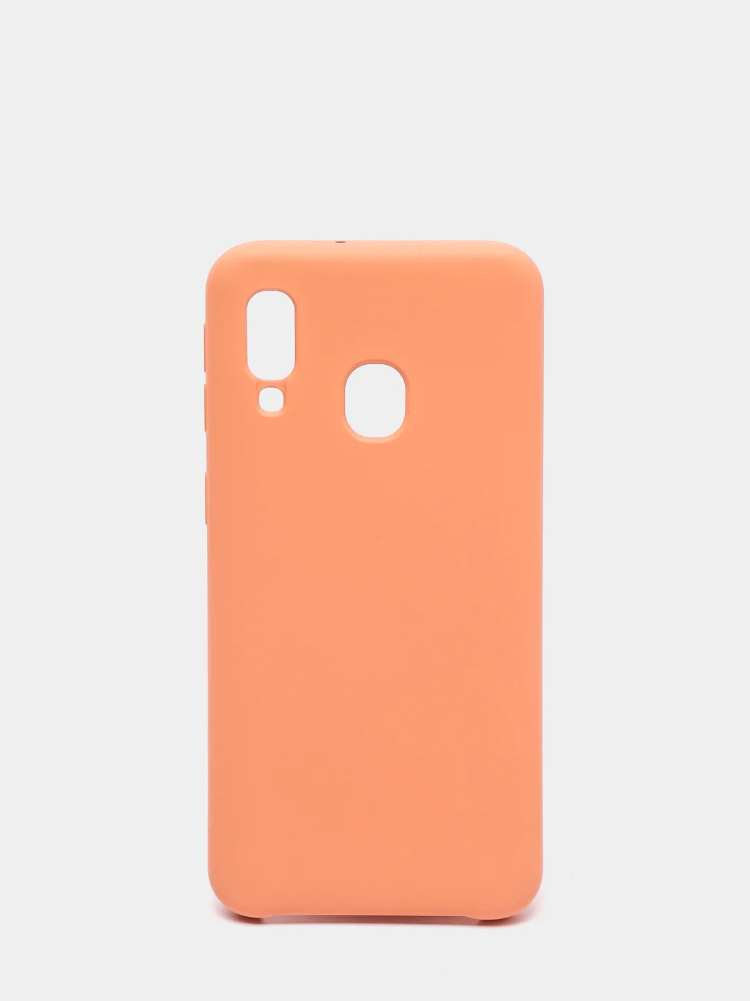 Пастельно-коралловый защитный силиконовый чехол Silikone Cover для Samsung A40