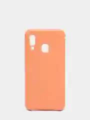 Пастельно-коралловый защитный силиконовый чехол Silikone Cover для Samsung A40