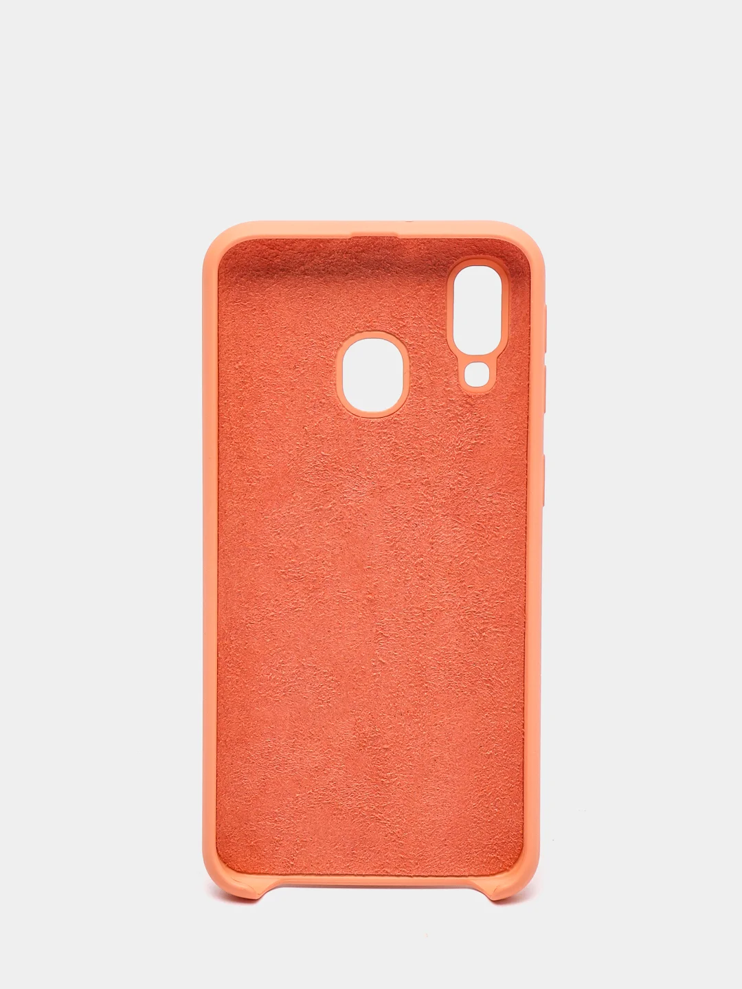 Пастельно-коралловый защитный силиконовый чехол Silikone Cover для Samsung A40